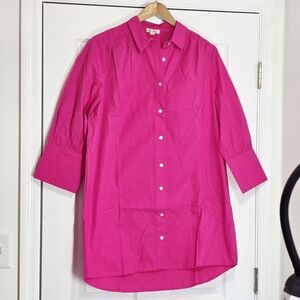 Be Boho Fuchsia Shirt Dress Size XL